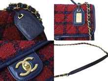 Load image into Gallery viewer, CHANEL シャネル ショルダーバッグ スモール トップハンドル フラップバッグ ツイード AS3653 B0945 NK305 美品 中古 59323