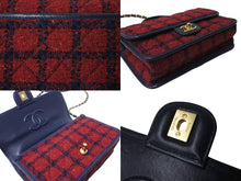 Load image into Gallery viewer, CHANEL シャネル ショルダーバッグ スモール トップハンドル フラップバッグ ツイード AS3653 B0945 NK305 美品 中古 59323