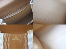 Load image into Gallery viewer, 極美品 デルヴォー ハンドバッグ ブリヨン ミニ ベージュ ブラウン キャンバス ゴールド金具 中古 59326