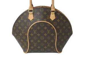 LOUIS VUITTON ルイヴィトン ハンドバッグ バテニョール エリプスMM モノグラムキャンバス ブラウン M51126 美品 中古 59328