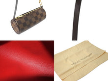 Load image into Gallery viewer, LOUIS VUITTON ルイヴィトン ハンドバッグ パピオン30 ダミエキャンバス 親子ポーチ付き ブラウン N51303 美品 中古 59332
