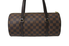 Load image into Gallery viewer, LOUIS VUITTON ルイヴィトン ハンドバッグ パピオン30 ダミエキャンバス 親子ポーチ付き ブラウン N51303 美品 中古 59332