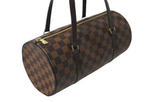 Load image into Gallery viewer, LOUIS VUITTON ルイヴィトン ハンドバッグ パピオン30 ダミエキャンバス 親子ポーチ付き ブラウン N51303 美品 中古 59332