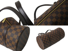 Load image into Gallery viewer, LOUIS VUITTON ルイヴィトン ハンドバッグ パピオン30 ダミエキャンバス 親子ポーチ付き ブラウン N51303 美品 中古 59332