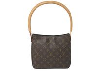 Load image into Gallery viewer, LOUIS VUITTON ルイヴィトン ショルダーバッグ ワンショルダー ルーピングMM M51146 モノグラム ブラウン 美品 中古 59339