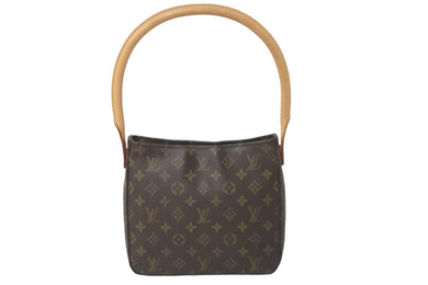 LOUIS VUITTON ルイヴィトン ショルダーバッグ ワンショルダー ルーピングMM M51146 モノグラム ブラウン 美品 中古 59339