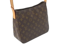 Load image into Gallery viewer, LOUIS VUITTON ルイヴィトン ショルダーバッグ ワンショルダー ルーピングMM M51146 モノグラム ブラウン 美品 中古 59339