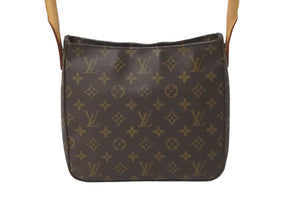 LOUIS VUITTON ルイヴィトン ショルダーバッグ ワンショルダー ルーピングMM M51146 モノグラム ブラウン 美品 中古 59339