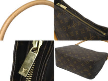 Load image into Gallery viewer, LOUIS VUITTON ルイヴィトン ショルダーバッグ ワンショルダー ルーピングMM M51146 モノグラム ブラウン 美品 中古 59339