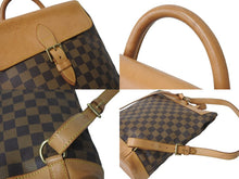 Load image into Gallery viewer, LOUIS VUITTON ルイヴィトン ダミエ アルルカン 100周年記念限定 バックパック ロゴ ブラウン N99038 良品 中古 59358