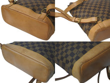 Load image into Gallery viewer, LOUIS VUITTON ルイヴィトン ダミエ アルルカン 100周年記念限定 バックパック ロゴ ブラウン N99038 良品 中古 59358