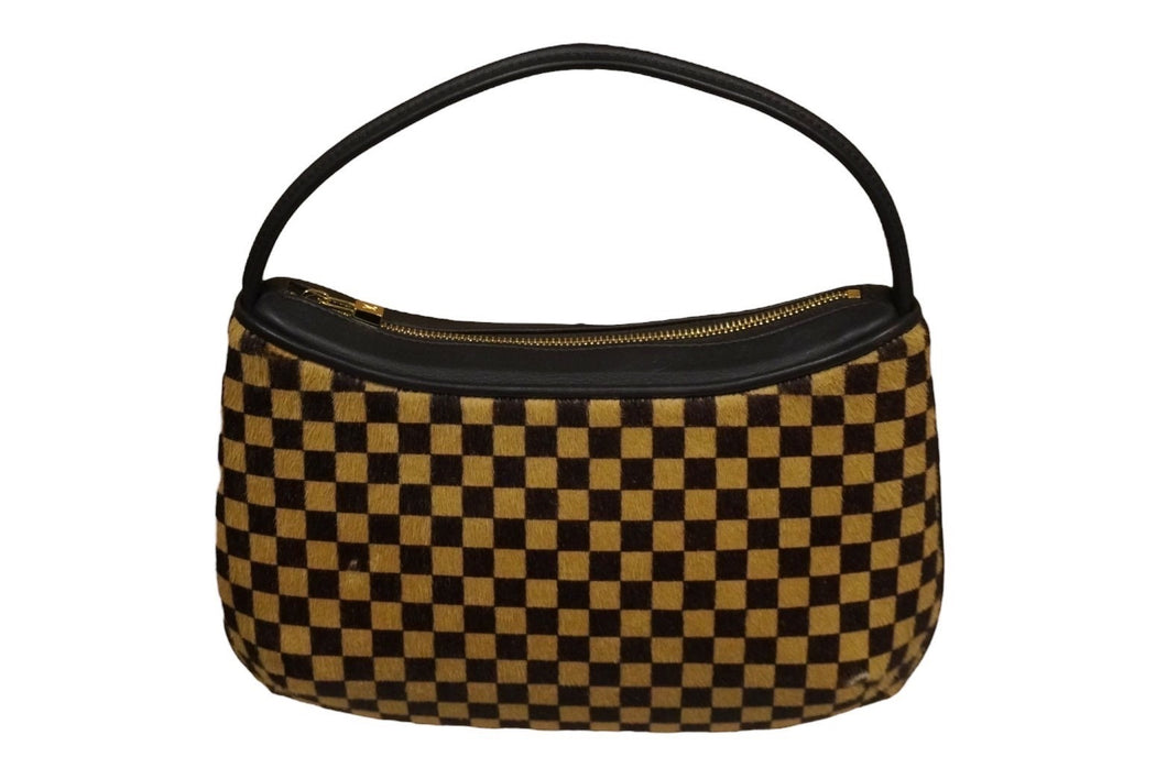 LOUIS VUITTON ルイヴィトン ハンドバッグ ダミエ ソバージュ タイガー M92132 ハラコ 美品 中古 59367