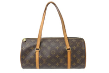 Load image into Gallery viewer, LOUIS VUITTON ルイヴィトン モノグラム パピヨン30 ハンドバッグ ブラウン PVC ヌメ革 M51385 良品 中古 59369