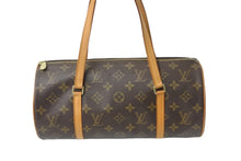 Load image into Gallery viewer, LOUIS VUITTON ルイヴィトン モノグラム パピヨン30 ハンドバッグ ブラウン PVC ヌメ革 M51385 良品 中古 59369