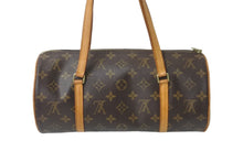 Load image into Gallery viewer, LOUIS VUITTON ルイヴィトン モノグラム パピヨン30 ハンドバッグ ブラウン PVC ヌメ革 M51385 良品 中古 59369