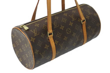 Load image into Gallery viewer, LOUIS VUITTON ルイヴィトン モノグラム パピヨン30 ハンドバッグ ブラウン PVC ヌメ革 M51385 良品 中古 59369
