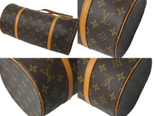 Load image into Gallery viewer, LOUIS VUITTON ルイヴィトン モノグラム パピヨン30 ハンドバッグ ブラウン PVC ヌメ革 M51385 良品 中古 59369