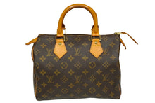 Load image into Gallery viewer, LOUIS VUITTON ルイヴィトン ハンドバッグ スピーディ25 モノグラム M41528 ブラウン 中古 59374