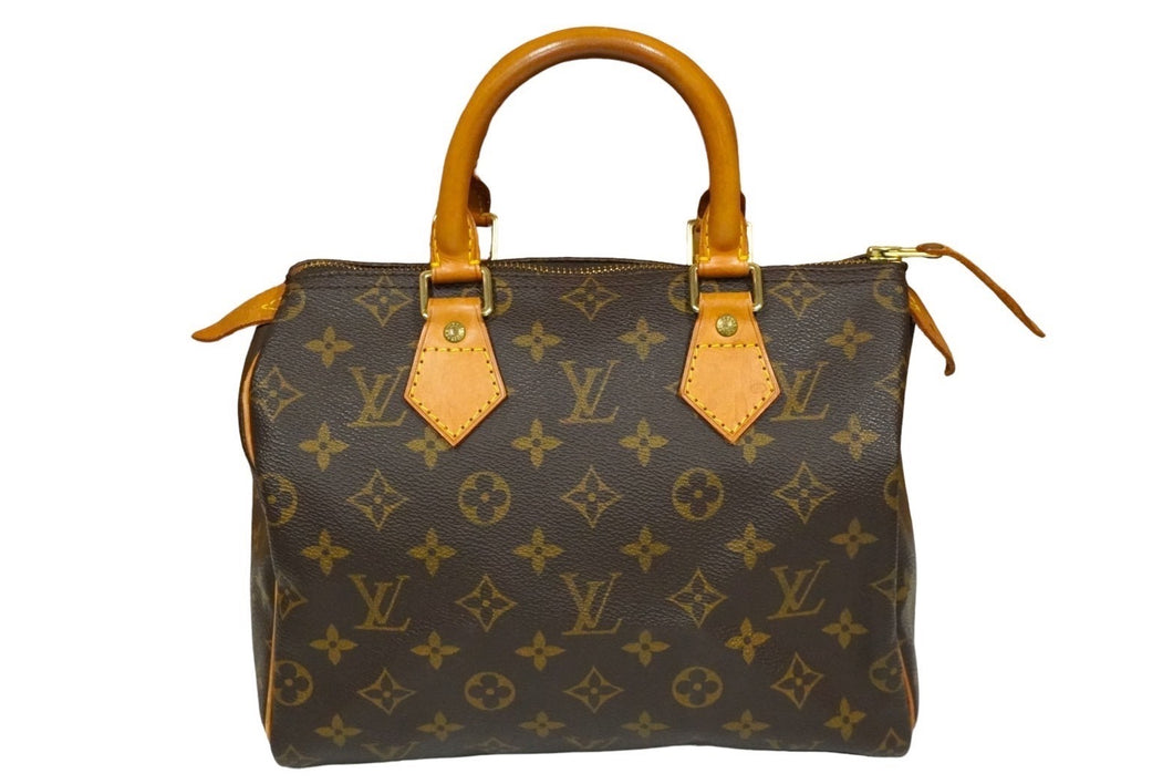 LOUIS VUITTON ルイヴィトン ハンドバッグ スピーディ25 モノグラム M41528 ブラウン 中古 59374