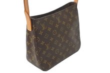 Load image into Gallery viewer, 極美品 LOUIS VUITTON ルイヴィトン モノグラム ルーピングMM ショルダーバッグ ワンショルダー ブラウン M51146 中古 59375