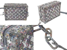 Load image into Gallery viewer, 新品同様 LOUIS VUITTON ルイヴィトン ヴァージル リサイクル ツイード ソフトトランク ショルダーバッグ グレー M58741 中古 59380
