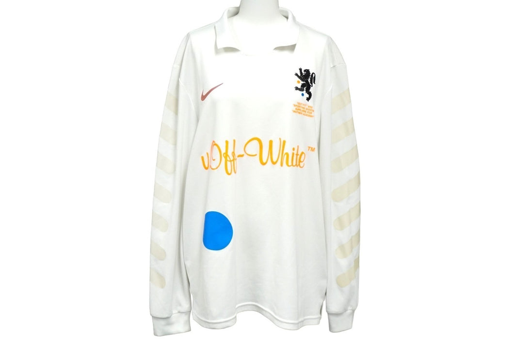 NIKE OFF-WHITE サッカーTシャツ・カットソー NIKE（ナイキ）の「Nike x Off-White Mercurial NRG X Tee White