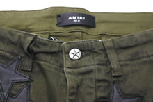 画像をギャラリービューアに読み込む, AMIRI アミリ カーゴパンツ スターパッチ フェード加工 30 コットンポリエステル かなり牛革 美品 中古 59402 