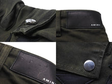 画像をギャラリービューアに読み込む, AMIRI アミリ カーゴパンツ スターパッチ フェード加工 30 コットンポリエステル かなり牛革 美品 中古 59402 