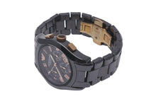 画像をギャラリービューアに読み込む, Emporio Armani エンポリオアルマーニ 時計 セラミック ステンレス クロノグラフ クオーツ 日常生活防水 AR1410 美品 中古 59429