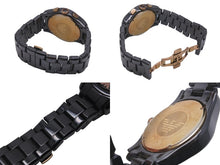 画像をギャラリービューアに読み込む, Emporio Armani エンポリオアルマーニ 時計 セラミック ステンレス クロノグラフ クオーツ 日常生活防水 AR1410 美品 中古 59429