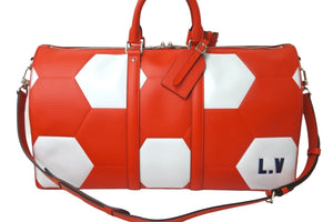 新品同様 LOUIS VUITTON ルイヴィトン ボストンバッグ M52121 キーポルバンドリエール50 2018FIFAワールドカップ レッド 中古 59434