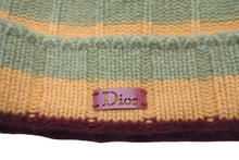Load image into Gallery viewer, Christian Dior クリスチャンディオール ニットキャップ 帽子 DSK04005 ジョンガリアーノ カシミヤ ラスタカラー 美品 中古 59437