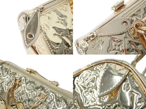 極美品 LOUISVUITTON ルイヴィトン ミロワール スピーディ30 モノグラム ゴールド ハンドバッグ M95272 中古 4c071268