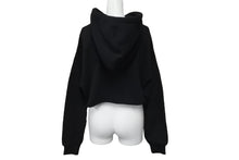 Load image into Gallery viewer, 新品未使用 GUCCI グッチ パーカー コットン クロップド スウェットシャツ ブラック サイズXS 688197 中古 59456