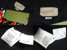 Load image into Gallery viewer, 新品未使用 GUCCI グッチ パーカー コットン クロップド スウェットシャツ ブラック サイズXS 688197 中古 59456