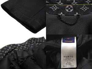 新品同様 LOUIS VUITTON ルイヴィトン 22SS クレイジーミックスレザー ジャケット NIGO RM221M YOK HML04E サイズ52 中古 59466
