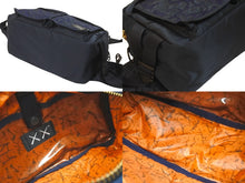 Load image into Gallery viewer, 極美品 PORTER×KAWS ポーター カウズ ウエストバッグ ボディバッグ 381-17965 ネイビー ナイロン ゴールド金具 中古 59476