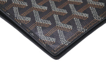 画像をギャラリービューアに読み込む, GOYARD ゴヤール パスケース パスポートケース グルネル PVCコーティングキャンバス ブラック ブラウン 美品 中古 59499