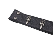Load image into Gallery viewer, CHROME HEARTS クロムハーツ ベルト STRAP No5 DGGR #5ダガーローデット バックル シルバー 中古 59501