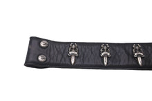 Load image into Gallery viewer, CHROME HEARTS クロムハーツ ベルト STRAP No5 DGGR #5ダガーローデット バックル シルバー 中古 59501