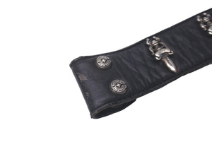CHROME HEARTS クロムハーツ ベルト STRAP No5 DGGR #5ダガーローデット バックル シルバー 中古 59501