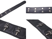 Load image into Gallery viewer, CHROME HEARTS クロムハーツ ベルト STRAP No5 DGGR #5ダガーローデット バックル シルバー 中古 59501