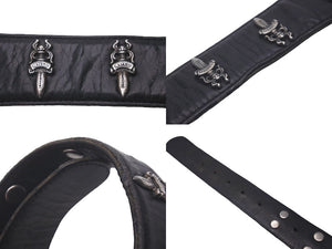 CHROME HEARTS クロムハーツ ベルト STRAP No5 DGGR #5ダガーローデット バックル シルバー 中古 59501