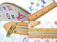 Load image into Gallery viewer, LOUIS VUITTON ルイヴィトン 村上隆 ハンドバッグ アルマ M92647 モノグラムマルチ ブロン ホワイト 美品 中古 59540