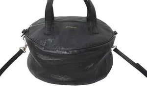 BALENCIAGA バレンシアガ ショルダーバッグ エアホーボー 2WAY ブラック レザー 466844 シルバー金具 美品 中古 59541