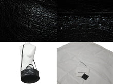 Load image into Gallery viewer, BALENCIAGA バレンシアガ ショルダーバッグ エアホーボー 2WAY ブラック レザー 466844 シルバー金具 美品 中古 59541