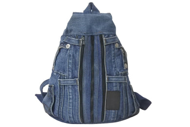 TRUE RELIGION トゥルーレリジョン リュックサック インディゴ ブルー デニム コットン 美品 中古 59571