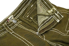 Load image into Gallery viewer, TRUE RELIGION トゥルーレリジョン カットオフ カーゴショートパンツ カーキ コットン サイズ30 美品 中古 59572