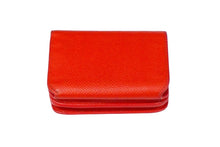 Load image into Gallery viewer, BALENCIAGA バレンシアガ 三つ折り財布 コンパクトウォレット 601387 0OTXN 6406 BBロゴ レッド 美品 中古 59575