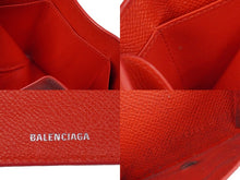 Load image into Gallery viewer, BALENCIAGA バレンシアガ 三つ折り財布 コンパクトウォレット 601387 0OTXN 6406 BBロゴ レッド 美品 中古 59575